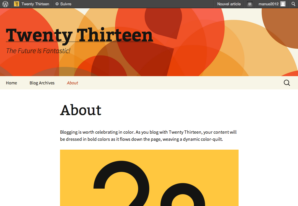 szablon Twenty Thirteen